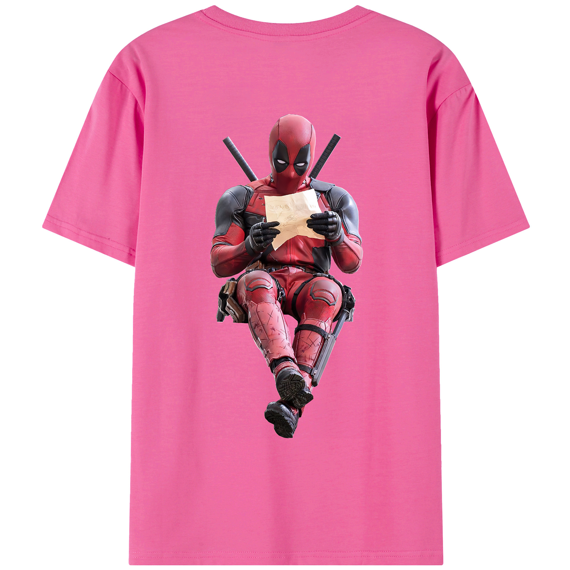 （画像用） Deadpool デッドプール レディース半袖Tシャツ(バックプリント)
